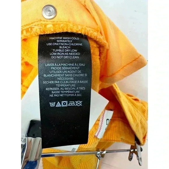 NWT - BDG‎ - Sz 25 Orange Corduroy Boyfriend High Rise Wide Leg Pant - Picture 11 of 15